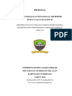 Proposal: Usulan Kegiatan Pengadaan Air Bersih Dusun Talun RT 03 RW 05