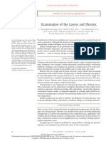 Examination of The Pharynx and The Larynx