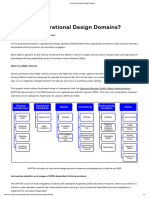 What Are Operational Design Domains