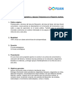 Prospecto Curso Guía de Diagnóstico y Apoyos Tempranos en El Espectro Autista