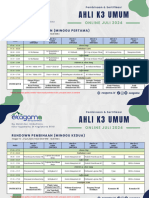 Jadwal Pelatihan