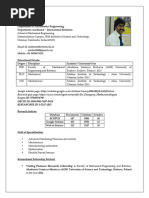 Recent CV of Dr. Muthuramalingam, SRMIST