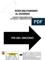 Del Tercer Militarismo Al Ochenio: Grandes Transformaciones Culturales Y Urbanísticas Del Perú