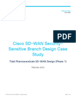 Cisco SDWAN Case Study Security Sensitive