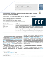 Patient-Centered Care in Musculoskeletal Practice Key Elements To Support Clinicians To Focus On The Person