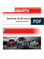 Tarif Public Abarth 500-500C 595-595C Turismo Competizione 02 01 2014