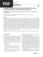 Evaluation of Concrete Bulk Resistivity As The Key Performance Index For Chloride Transport in Concrete and Rate of Hydration