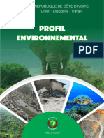 Profil Environnemental de La Cote Divoire Juillet 2021