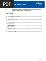 Instructivo Uso Pagina Web de Proveedores Quala