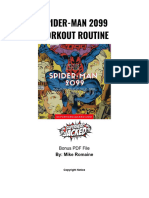 Spider Man 2099 Workout Routine PDF 1