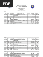 BSN 2 Schedule 2024 2025