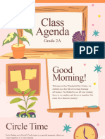 Class Agenda: Grade 2A