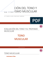 Evaluación Del Tono y El Trofismo Muscular