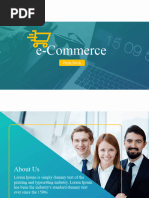 Ecommerce Pitch Deck