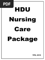 Icu Nursing Care Package