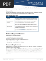 AirWave 8.2.15.0 Installation Guide