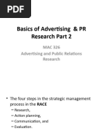 Basics of Advertising & PR Research Part 2