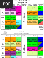 Time Table 2024 Sem 2 - New Update