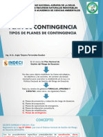 t4 Tipos de Planes de Contingencia