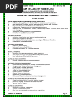 CRM Handout HND II (Otm) MKT 315