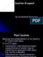 Plant Location & Layout (Final)