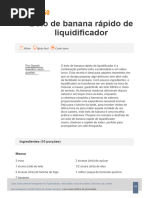 Bolo de Banana Rápido de Liquidificador - TudoGostoso