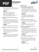 WAH4 - Reinforcement Worksheets - AK