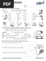 WAH4 - Reinforcement Worksheets