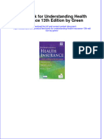 Full Download Test Bank For Understanding Health Insurance 13th Edition by Green File PDF Free All Chapter