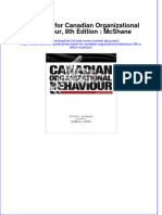 Full Download Test Bank For Canadian Organizational Behaviour, 8th Edition: McShane File PDF Free All Chapter