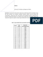 Activity 5 - Correlation and Regression Analysis