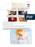 Ficha-Juev 18 - 07 Ps-Conocemos La Lucha Por La Independencia Del Perú