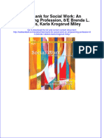 Full Download Test Bank For Social Work: An Empowering Profession, 8/E Brenda L. DuBois, Karla Krogsrud Miley File PDF Free All Chapter