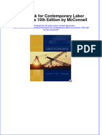 Full Download Test Bank For Contemporary Labor Economics 10th Edition by McConnell File PDF Free All Chapter