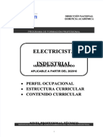 PDF Electricista Industrial Perfil Ocupacional Estructura Curricular Contenido Curricular - Compress