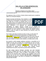 La Recta Final de La Ultima Generacion de La Higuera II