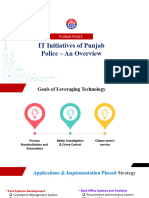 Overview of All IT Interventions in Punjab Police Brief