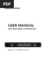 OVP-M1X User Manual