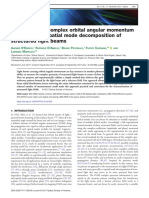 Measuring The Complex Orbital Angular Momentum Spectrum and Spatial Mode Decomposition of Structured Light Beams