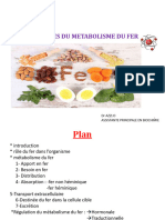 11 - Anomalies Du Metabolisme Du Fer 2023