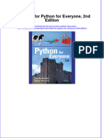 Full Download Test Bank For Python For Everyone, 2nd Edition File PDF Free All Chapter