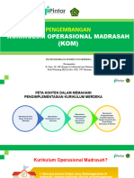 Pengembangan Kurikulum Operasional Madrasah (KOM)