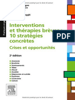 Interventions Et Thérapies Brèves 10 Stratégies Concrètes, 2e Édition