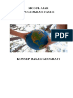 Modul Ajar Geografi X - Konsep Dasar Geografi