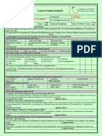 Cold Work Permit Form-2020