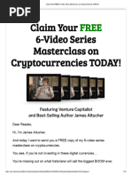 Altucher Masterclass On Crypto