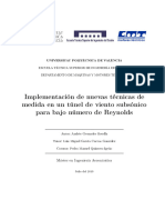 Cremades - Implementación de Nuevas Técnicas de Medida en Un Túnel de Viento Subsónico para Bajo ...