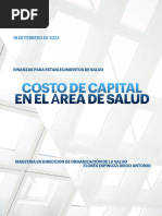 Costo de Capital en Salud