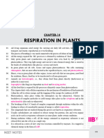 Respiration in Plants: Chapter-14