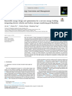 Renewable Energy Design and Optimization For A Net-Zero Energy Building